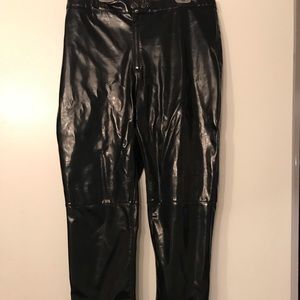 Vinyl pants